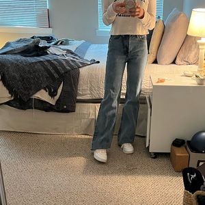 Wide leg jeans